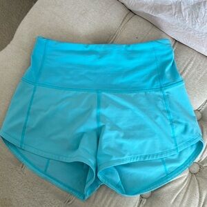 Bundle- 2 pairs of lululemon speed up high rise shorts size 0